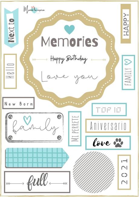 Scrapbooking – Diseños y etiquetas para imprimir