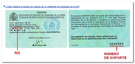 Numero de Soporte: como introducirlo en la declaración de la renta sin errores Numero de Soporte: como introducirlo en la declaración de la renta sin errores