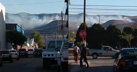 Se registra incendio en la Sierra de San Miguelito