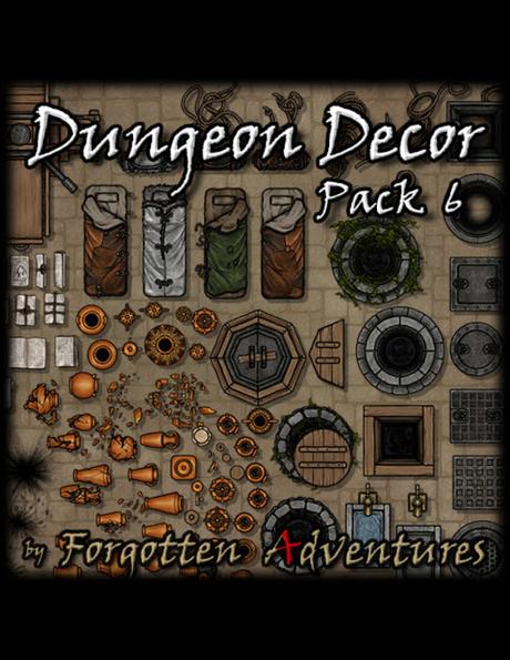 Dungeon Decor - Pack 6, de ForgottenAdventures Dungeon Decor - Pack 6, de ForgottenAdventures