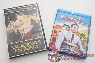 Vacaciones en Roma, Galería fotografica y detalle de la edición Bluray