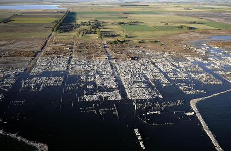 Villa Epecuén, pueblo sumergido, el después de su inundación