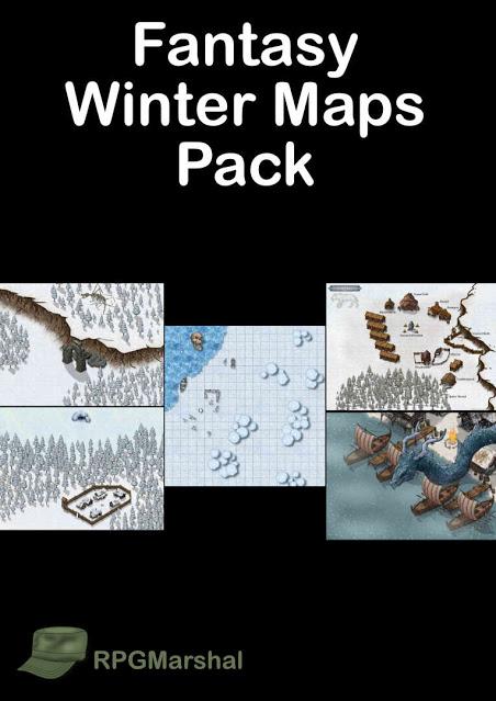 Fantasy Winter Maps Pack, de RPG Marshal Fantasy Winter Maps Pack, de RPG Marshal