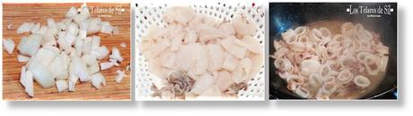 ARROZ CON CALAMARES Y ALCACHOFAS