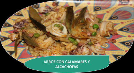 ARROZ CON CALAMARES Y ALCACHOFAS ARROZ CON CALAMARES Y ALCACHOFAS