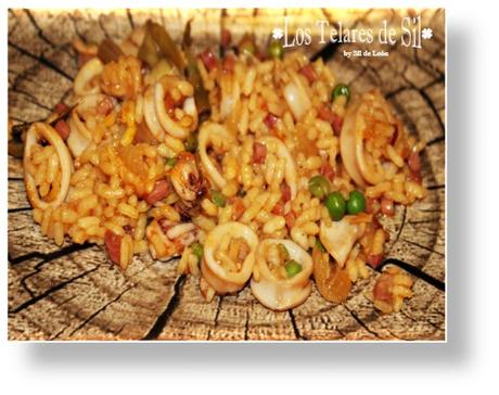 ARROZ CON CALAMARES Y ALCACHOFAS ARROZ CON CALAMARES Y ALCACHOFAS