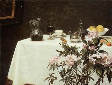 Virtuosismo en la mesa Still Life, Corner of a Table - Henri Fantin-Latour