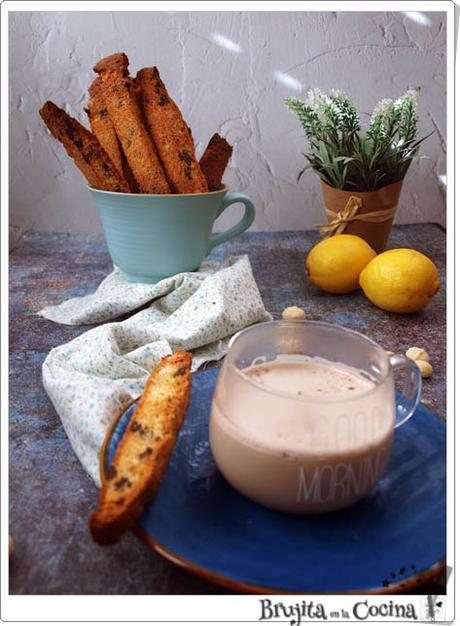 Biscotti limón y nueces macadamia