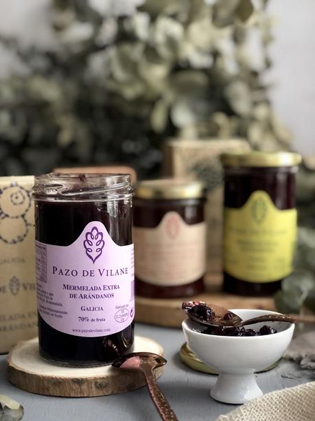 tarta-de-queso-con-mermelada-de-arandanos-sin-horno