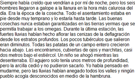 Trilogía El sermón de fuego, Libro I: El sermón de fuego, de Francesca Haig
