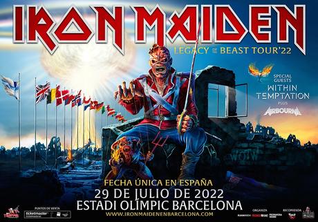 Iron Maiden en Barcelona: concierto pospuesto al 29 de julio de 2022