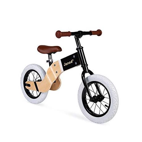 JANOD, bicicleta sin pedales de madera y metal look nórdico