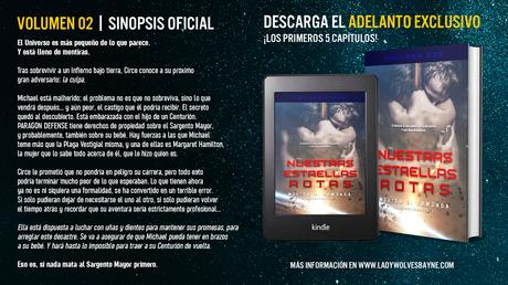 [ADELANTO EXCLUSIVO] #NuestrasEstrellasRotas VOLUMEN 2, cover, sinopsis oficial y 5 capítulos para descargar!