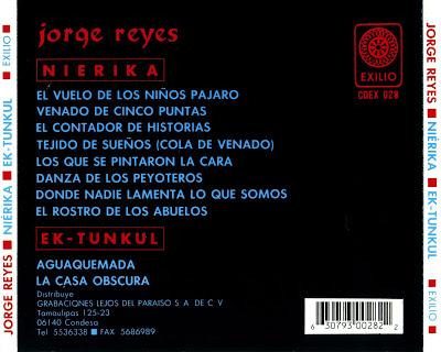 Jorge Reyes - Nierika (1990)
