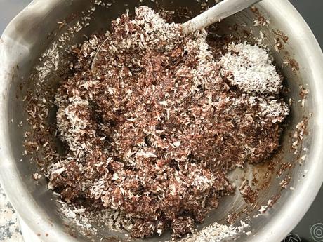 delikatissen traditional danish cake tarta de chocolate tarta brownie bizcocho de chocolate y coco postre para llevar a merienda barbacoa postre nórdico postre escandinavo postre de chocolate y coco postre danés tradicional postre danés danish cake coconout cake chocolate cake brownie chocolate bizcocho de chocolate negro  