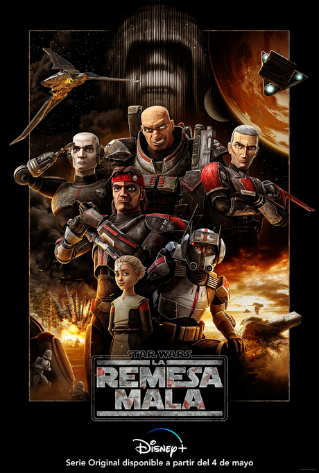 Disney+ España nos muestra el póster oficial de ‘Star Wars: La Remesa Mala’.