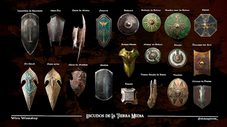 Escudos de la Tierra Media: LotR y El Hobbit