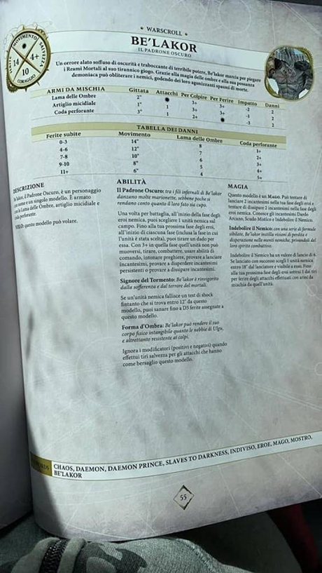 Filtrados perfiles, reglas y demás de Be'lakor (Y mas) Filtrados perfiles, reglas y demás de Be'lakor (Y mas)