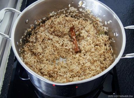 Arroz marroquí con frutos secos Arroz marroquí con frutos secos