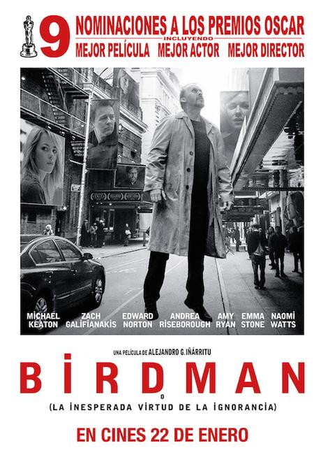 BIRDMAN O (LA INESPERADA VIRTUD DE LA IGNORANCIA) - Alejandro G. Iñárritu