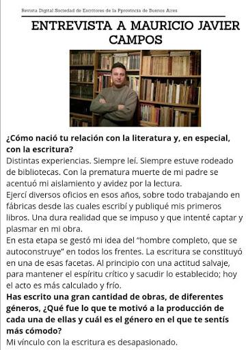 Entrevista: Sociedad de Escritores de la Provincia de Buenos Aires