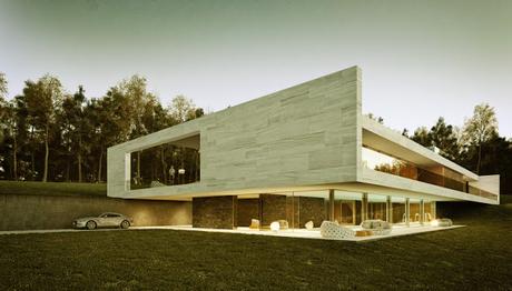 Proyecto Residencia Minimalista en Polonia Proyecto Residencia Minimalista en Polonia