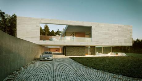 Proyecto Residencia Minimalista en Polonia Proyecto Residencia Minimalista en Polonia