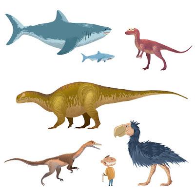 Aprendiendo paleontología con las ilustraciones de Joel Salinas