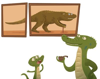 Aprendiendo paleontología con las ilustraciones de Joel Salinas