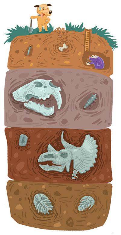 Aprendiendo paleontología con las ilustraciones de Joel Salinas