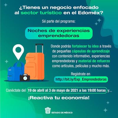 INVITAN A NOCHES DE EXPERIENCIAS EMPRENDEDORAS PARA FORTALECER AL SECTOR TURISMO