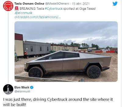 CONFIRMADO: Tesla fabricará su pick up Cybertruck en Texas.