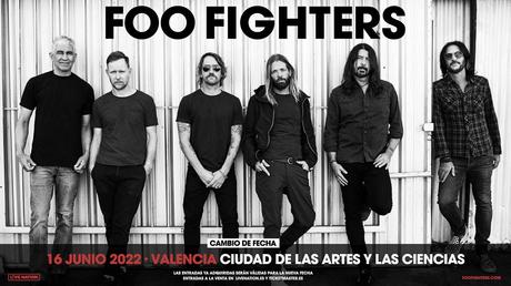 Aplazado a 2022 el concierto de Foo Fighters en Valencia