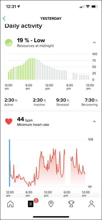 suunto 7 sleep tracking app