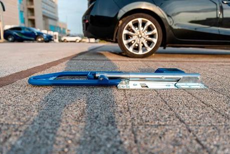 Cepo guarda plazas de parking automático utilizar una barrera de estacionamiento guardaplazas