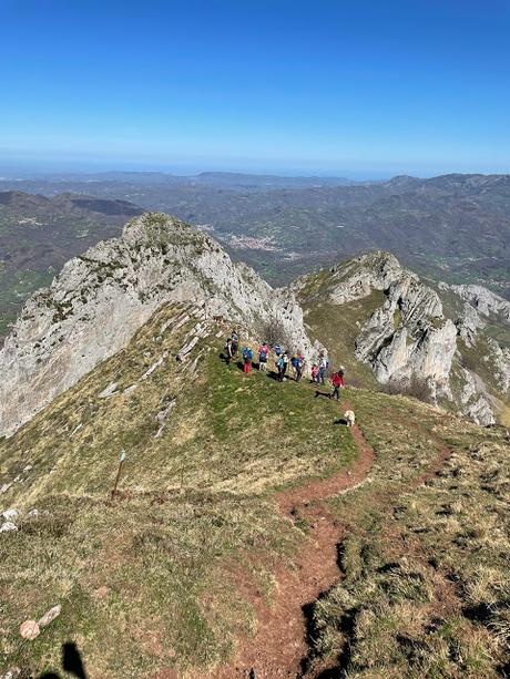 Peña Mea desde Campa Felguera