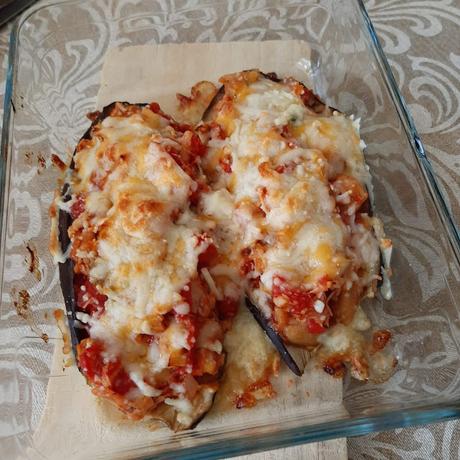 BERENJENAS RELLENAS DE PESCADO