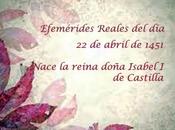 EFEMÉRIDES REALES abril