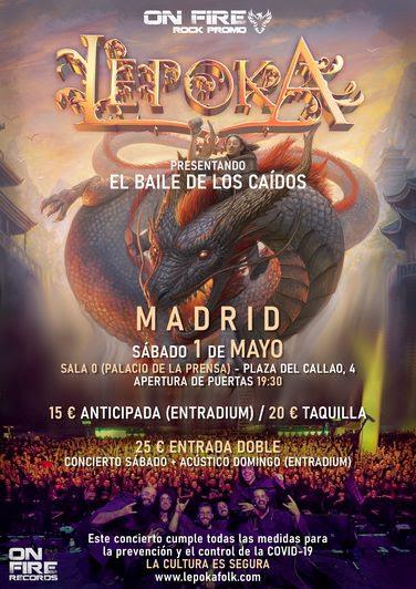 Conciertos 2021 ON FIRE: MorphiuM, Lèpoka, Débler, Daeria…