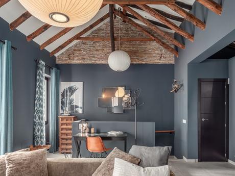 delikatissen viviendas en la costa del sol vivienda de vacaciones vigas en el techo vacation house summer house scandinavian style scandi en la costa del sol Málaga ladrillo visto estilo nórdico Málaga estilo escandinavo distribución abierta casas casco antiguo Estepona beach house apartamento en la playa  