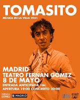 Concierto de Tomasito en el Teatro Fernán Gómez