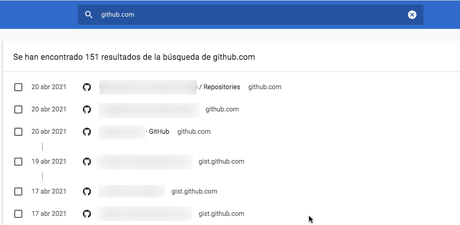 Elimina los datos de un solo sitio web desde el historial de Google Chrome