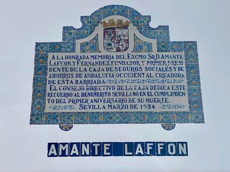 Una calle en honor de Amante Laffón.