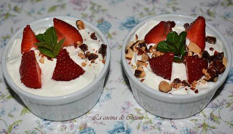 Cazuelitas de fresas Cazuelitas de fresas