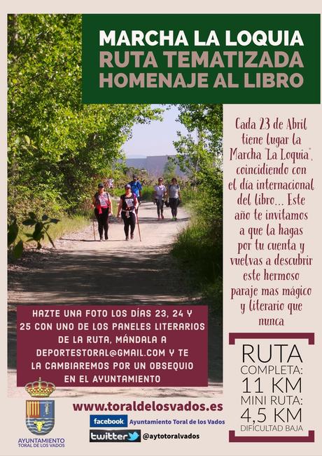 Toral de los Vados propone durante este fin de semana una 'Marcha La Loquia' sin aglomeraciones y que homenajea al libro 1