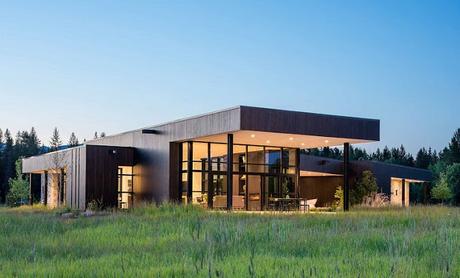 Residencia Vanguardista en el Flathead Valley