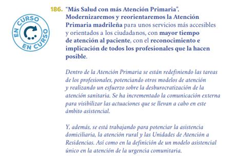¿Qué dicen los programas electorales sobre la Atención Primaria de Madrid? ¿Qué dicen los programas electorales sobre la Atención Primaria de Madrid?