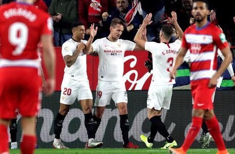Datos ligueros del Sevilla FC ante el Granada