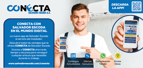 Salvador Escoda S.A lanza ConEcta, la primera web-app al servicio del instalador que ofrece entre otras ventajas envíos Glovo y WhatsApp