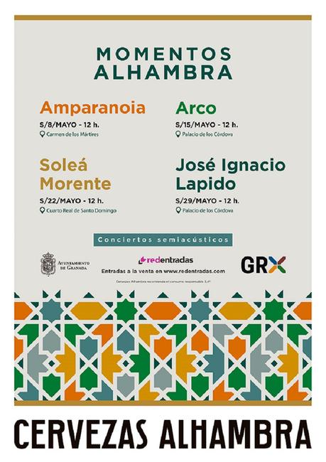 Momentos Alhambra Granada vuelve en mayo